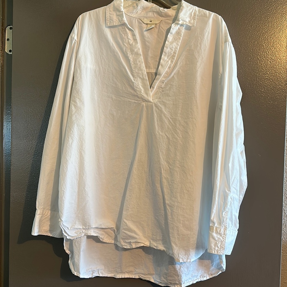 White bathing suit coverup by H&M